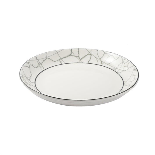 Abstract Print Ceramic Tableware Round Serving Dish Plate 9 cm