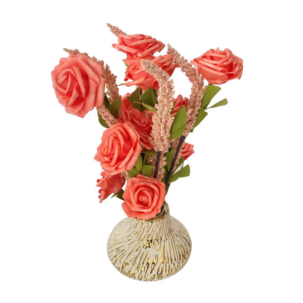 Realistic Touch Artificial Plant Flower Pot Home Interior Deco 42 cm