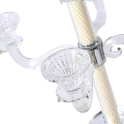 Home Decor Crystal Decor Table Top Candleholder 3 Arms  36 cm