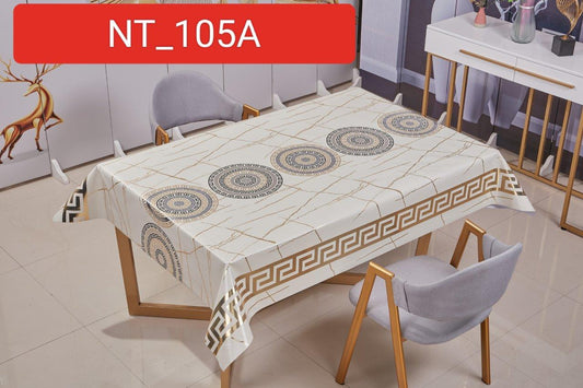 غطاء طاولة من مادة البولي فينيل كلوريد بتصميم روماني تجريدي ممتاز، مقاس 1.37*20 متر