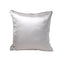 Modern Decorative Shiny Silver Floral Print Cushion Cover Pillowcase 50*50 cm