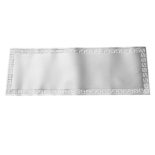 Multicolor Rectangle Greek Key Pattern Plastic Dining Table Placemat