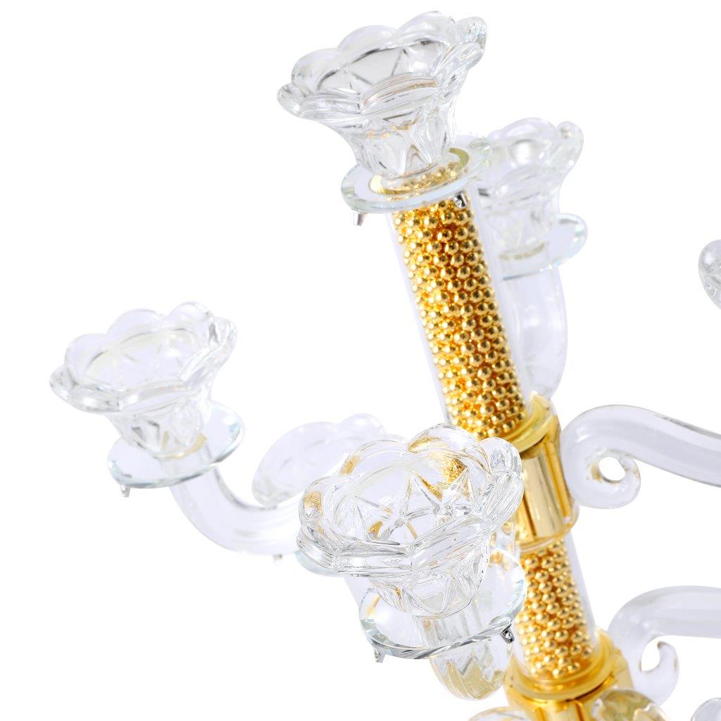 Home Decor Crystal Decor Table Top Candleholder 9 Arms  45 cm