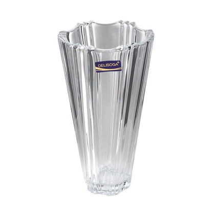 Decorative Centrepiece Crystal Glass Tabletop Flower Vase Assorted Collection 13*24.5 cm