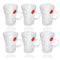 Premium Lead Free Glass Tea Cup Set of 6 pcs 170 ml