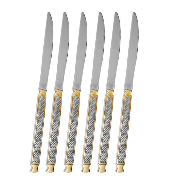 Stainless Steel Table Knife Set of 6 Pcs ** 23 cm