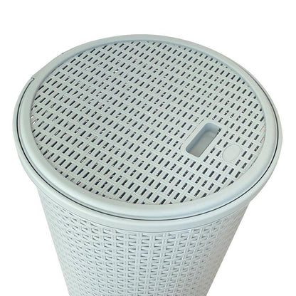 Multipurpose Plastic Laundry Hamper Basket with Lid  42*42*51 cm