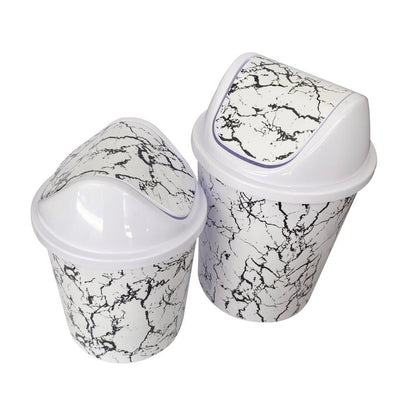 Multi Color Swing Top Rubbish Bin 27*27*31 cm