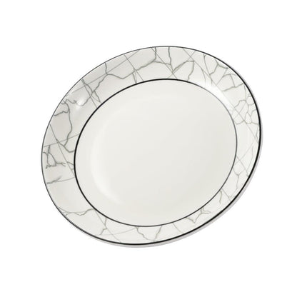 Abstract Print Ceramic Tableware Round Serving Dish Plate 9 cm