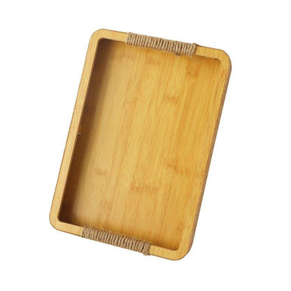 Abstract Deco Food Tray MDF Rectangle Serving Tray Set of 2 Pcs