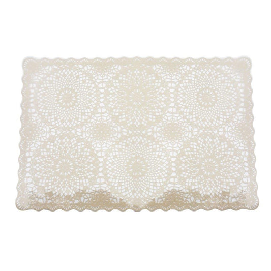 مفرش طاولة طعام بلاستيكي متعدد الألوان بنمط تجريدي مستطيل الشكل