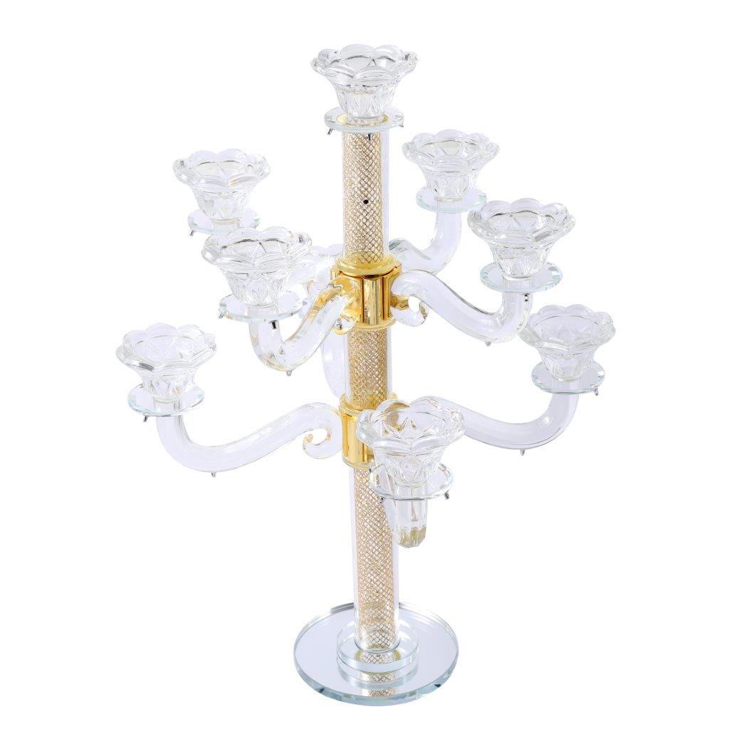 Home Decor Crystal Decor Table Top Candleholder 9 Arms  45 cm