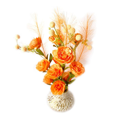 Realistic Touch Artificial Plant Flower Pot Home Interior Deco 42 cm