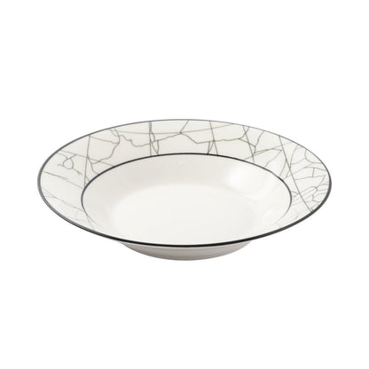 Abstract Print Ceramic Tableware Round Serving Dish Plate 9 cm