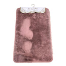 Soft Polyester Abstract Design Non Slip Water Absorbent Rectangular Bathmat 50*80 cm