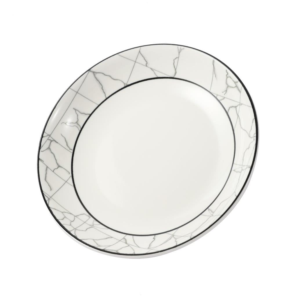 Abstract Print Ceramic Tableware Round Serving Dish Plate 7 cm