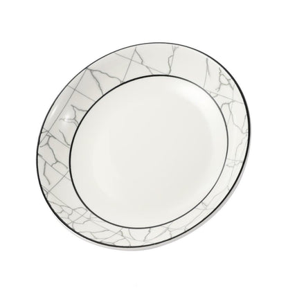 Abstract Print Ceramic Tableware Round Serving Dish Plate 7 cm
