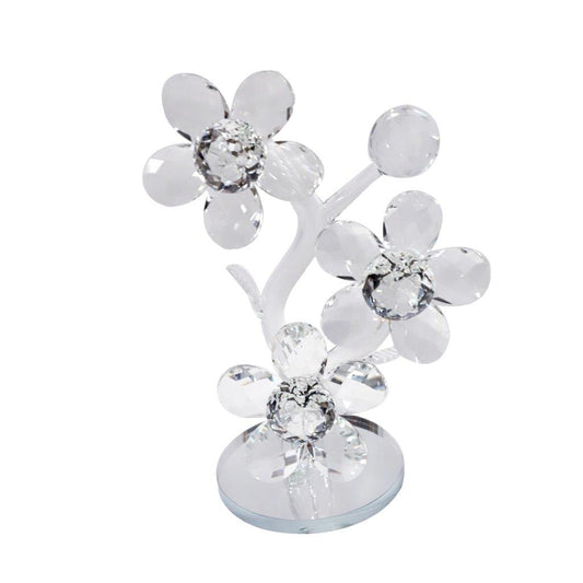 Home Decor Tabletop Crystal Flowers 20 cm