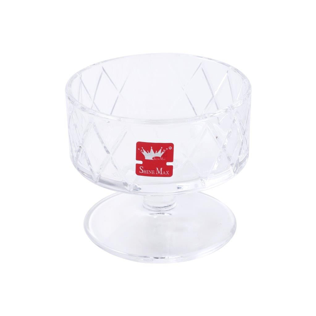 Crystal Glass Ice Cream and Dessert Bowl Set of 6 Pcs 180 ml