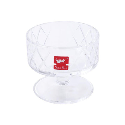 Crystal Glass Ice Cream and Dessert Bowl Set of 6 Pcs 180 ml