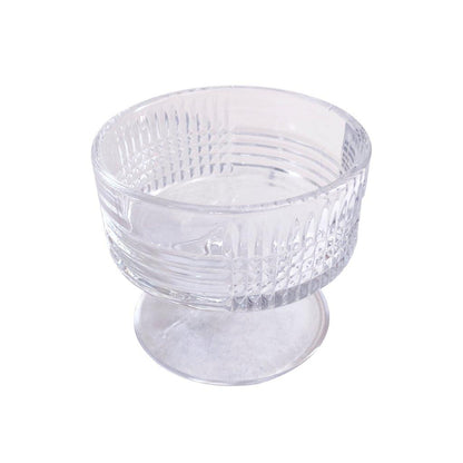 Crystal Glass Ice Cream and Dessert Bowl Set of 6 Pcs 9*7.7 cm