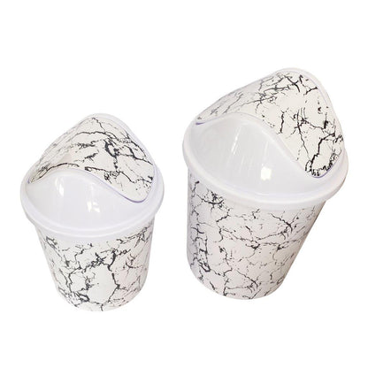 Multi Color Swing Top Rubbish Bin 27*27*31 cm