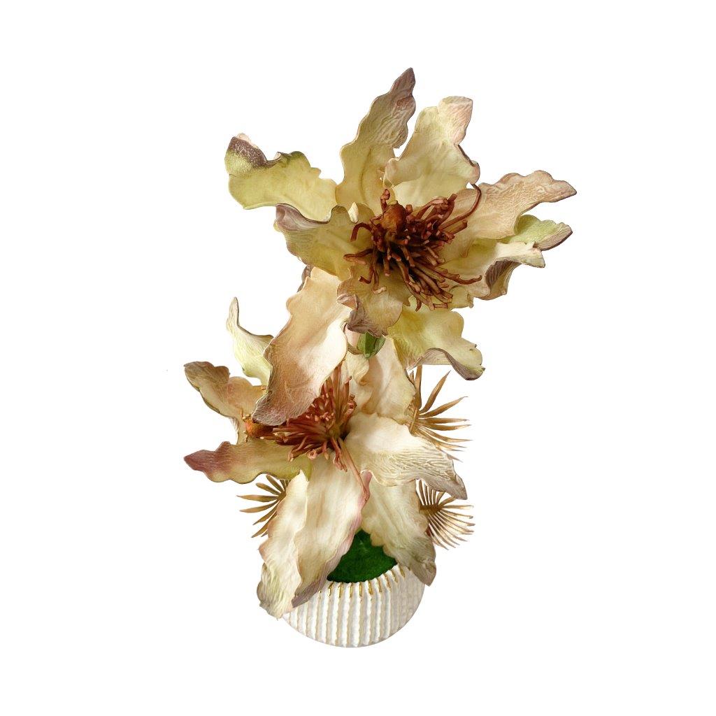 Realistic Touch Artificial Plant Flower Pot Home Interior Deco 42 cm