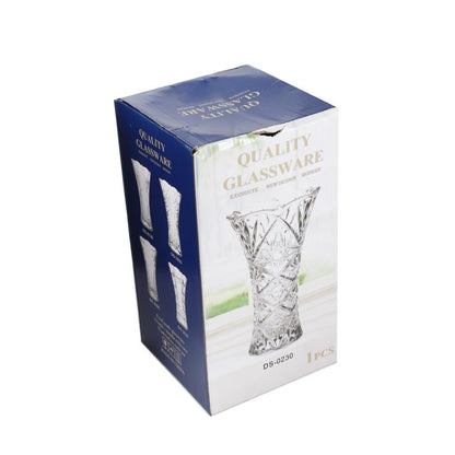 Decorative Centrepiece Crystal Glass Tabletop Flower Vase Assorted Collection 15.5*29 cm