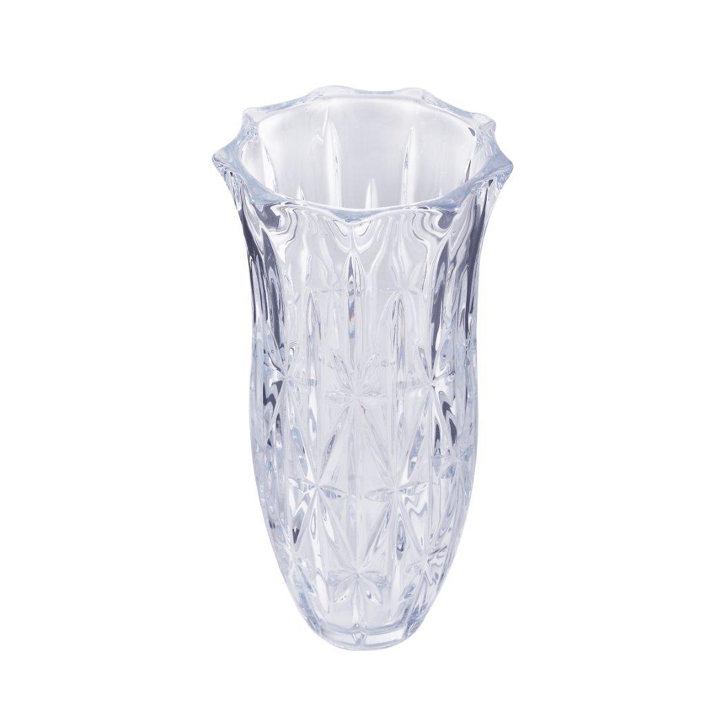 Decorative Centrepiece Crystal Glass Tabletop Flower Vase Assorted Collection 14*30 cm