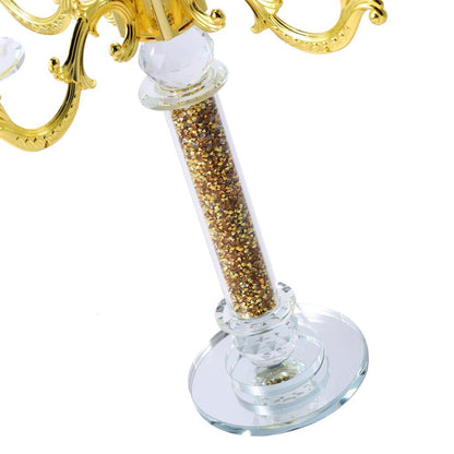 Home Decor Crystal Decor Table Top Candleholder 4 Arms  53*32 cm