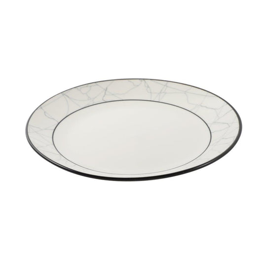 Abstract Print Ceramic Tableware Round Serving Dinner Plate 7.5 cm