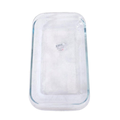 Heat Resistant Rectangle Glass Baking Dish Set of 3 Pcs 3+2.2+1L