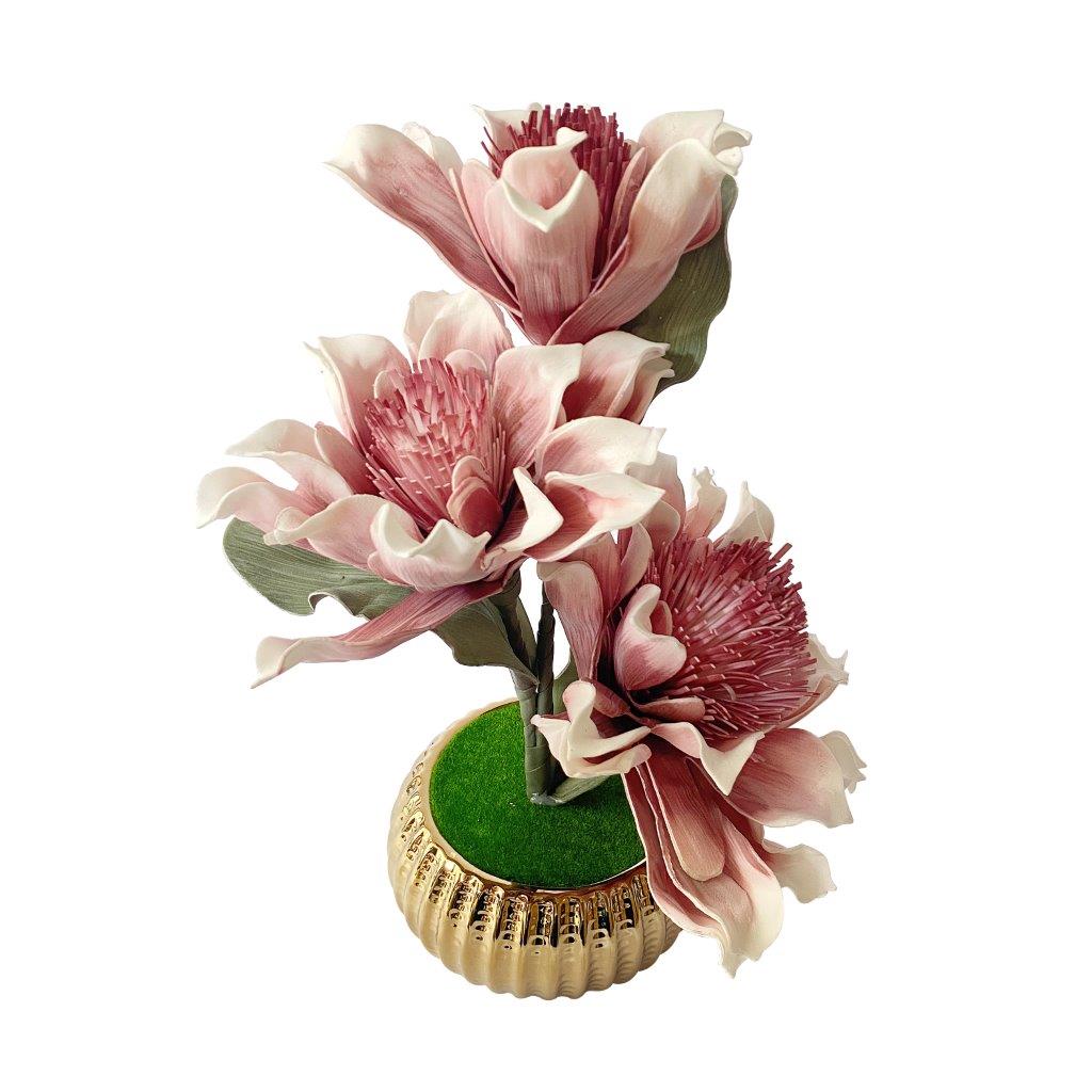 Realistic Touch Artificial Plant Flower Pot Home Interior Deco 40 cm