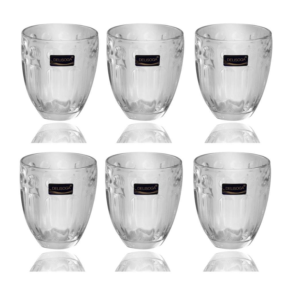 Drinking Glass Tumblers Set of 6 Pcs 320 ml
