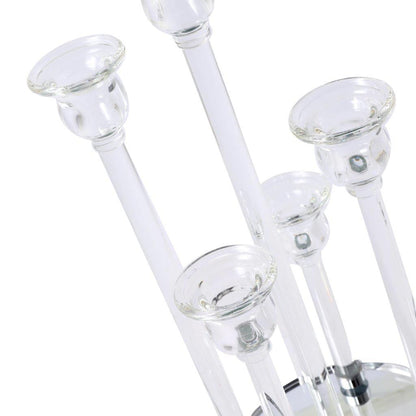 Home Decor Crystal Decor Table Top Candleholder 5 Arms  37 cm