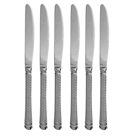 Stainless Steel Table Knife Set of 6 Pcs ** 24 cm