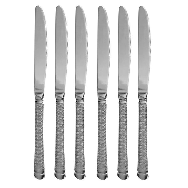 Stainless Steel Table Knife Set of 6 Pcs ** 24 cm