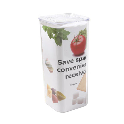 Multipurpose Plastic Airtight Food Container Fruits and Nuts Storage Box 13*13*28.5 cm 3.1 Litre