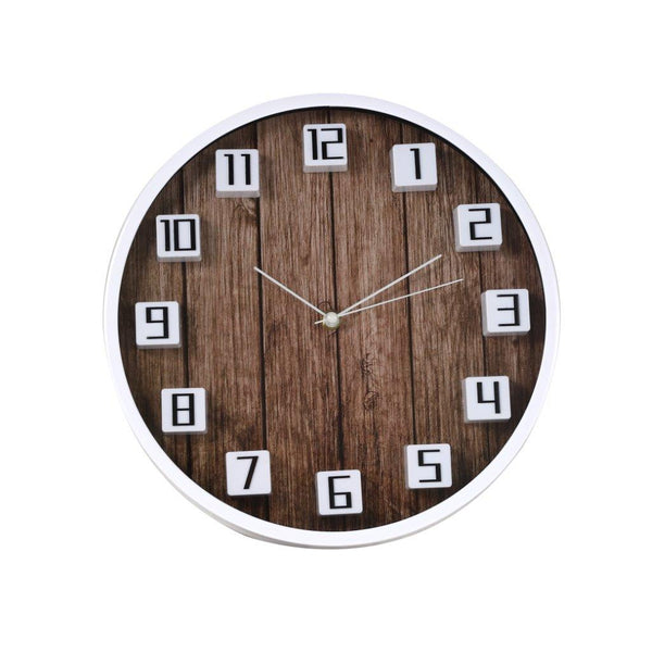 Home Decor Analog Round Modern Wall Clock 30 cm