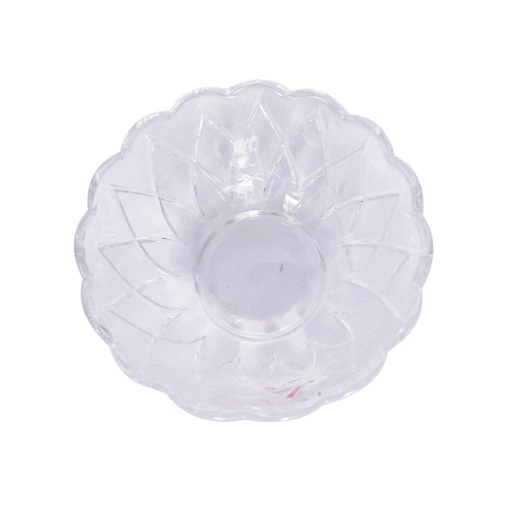 Crystal Glass Ice Cream and Dessert Bowl Set of 6 Pcs  170 ml