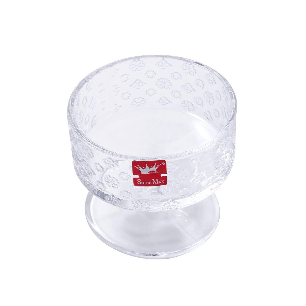Crystal Glass Ice Cream and Dessert Bowl Set of 6 Pcs 180 ml