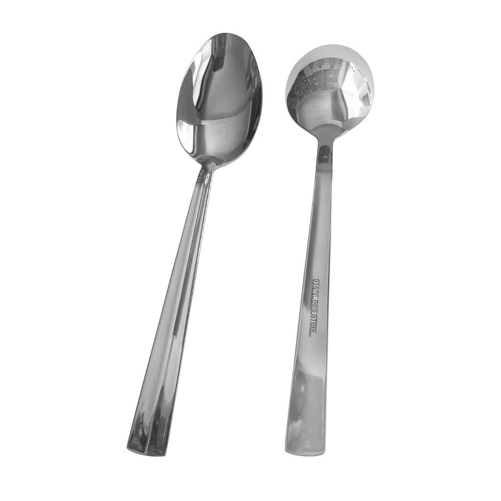 stainless steel big spoon 6PCS/ Need to inspect 20 cm