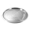 Stainless Steel Round Deep Silver Serving Tray 80 cm