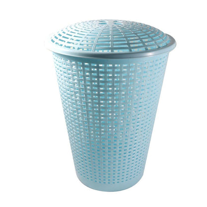 Multipurpose Plastic Laundry Hamper Basket with Lid 45*60 cm