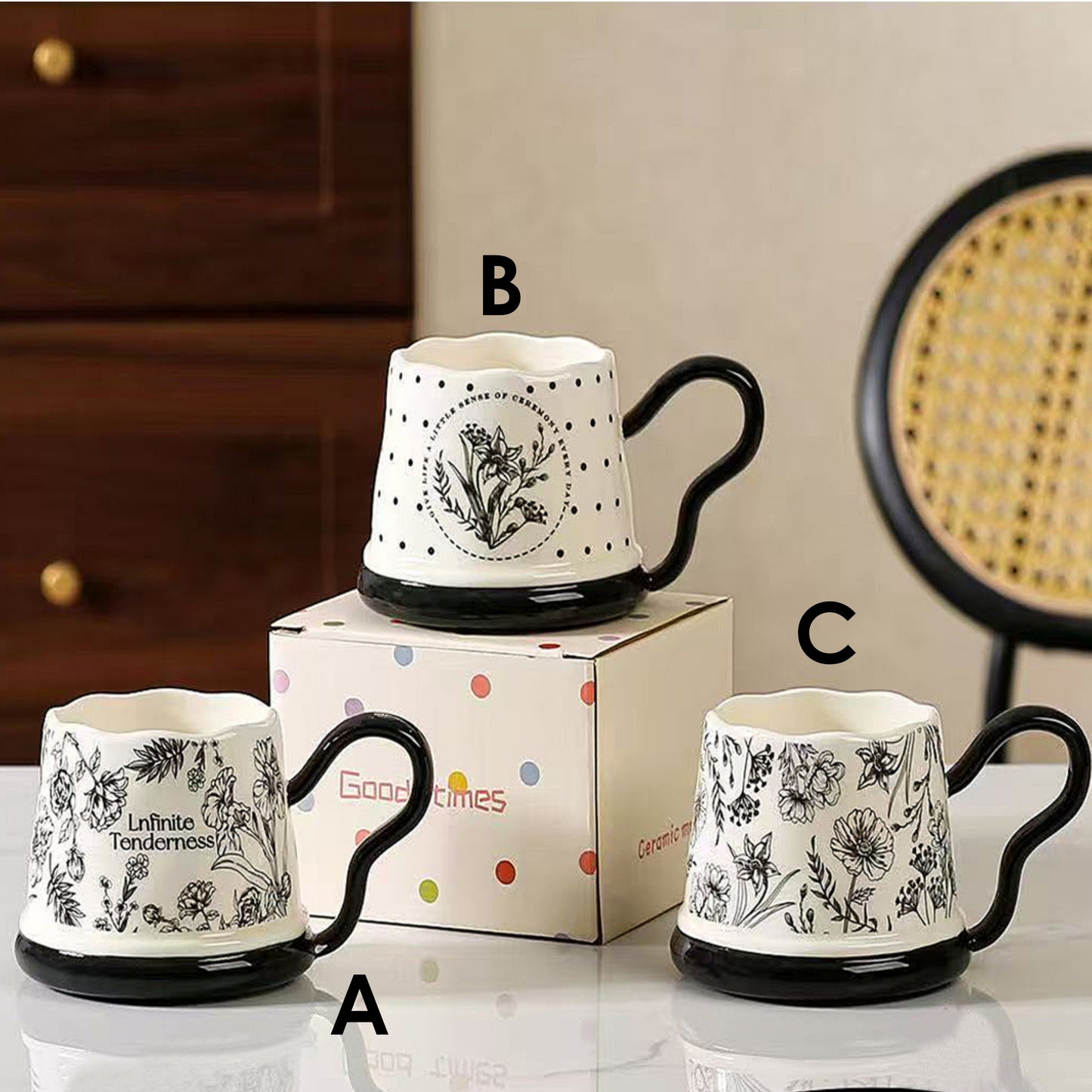 Modern Ceramic Mug 8*9 CM